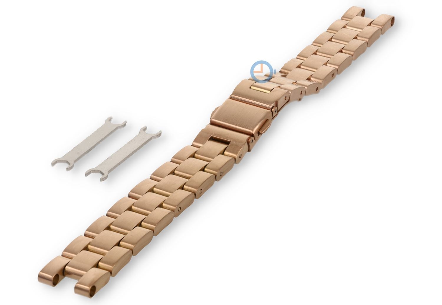 Alternatief bandje voor Garmin Lily - roségoud staal - 14mm
