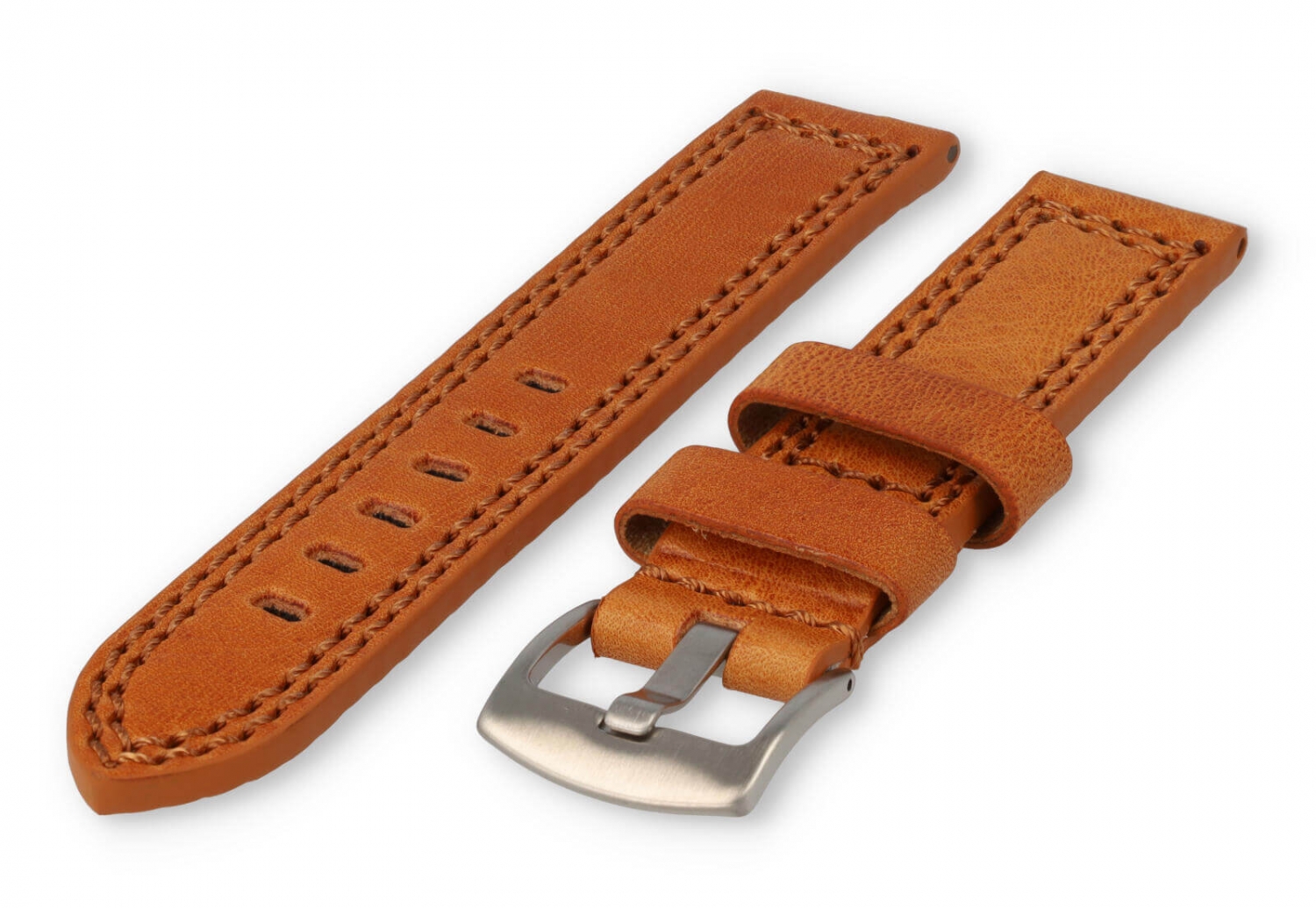 Universele band voor Tauchmeister - 20mm cognacbruin