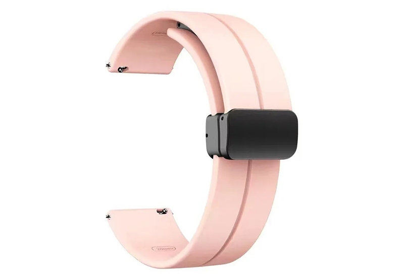 Siliconen horlogeband 16mm - Pastelroze