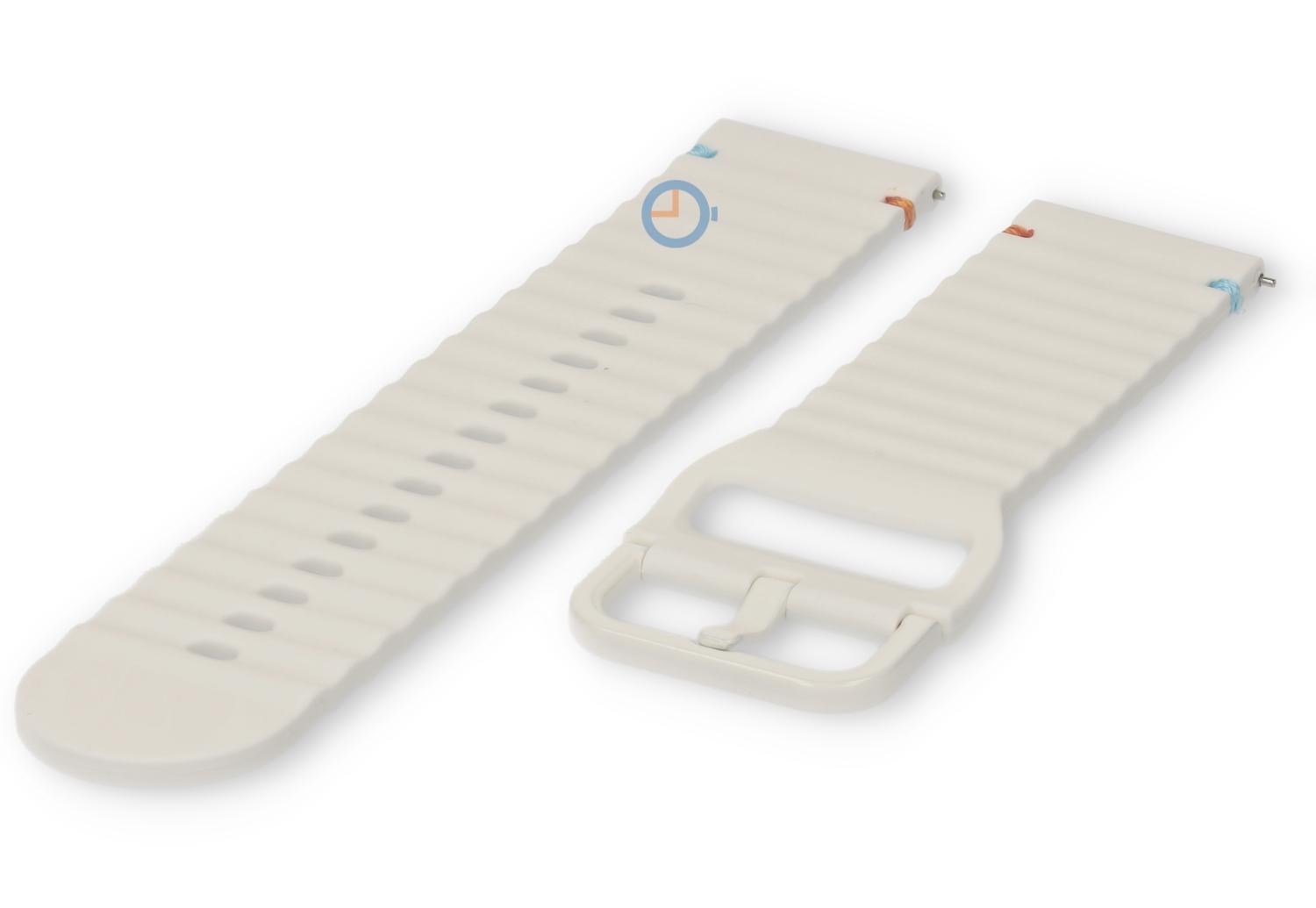 Tuck under siliconen bandje: 22mm white