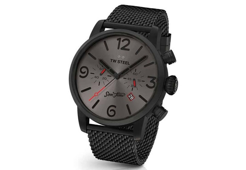 TW Steel Maverick MST14 horlogeband zwart - 24mm