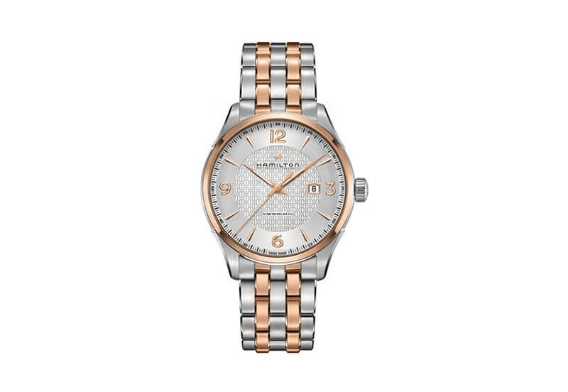 Hamilton horlogeband H42725151 - twotone staal