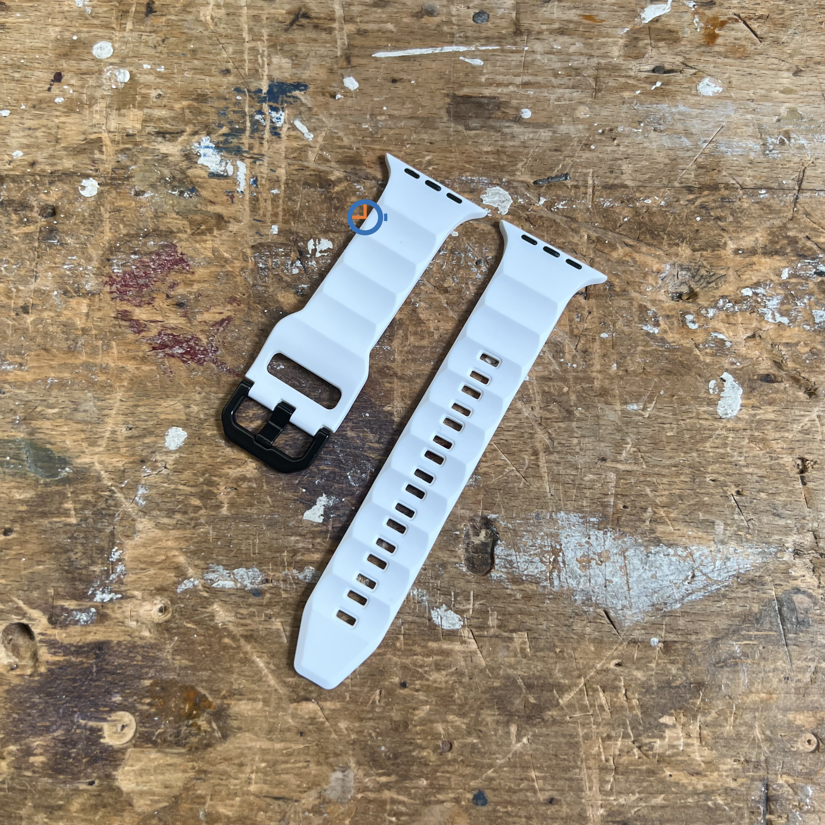 Sportbandje voor Apple Watch 45mm - wit