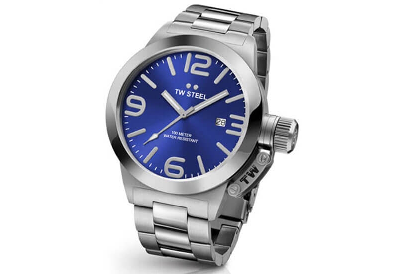 TW Steel Canteen bracelet CB12 horlogeband zilver - 24mm