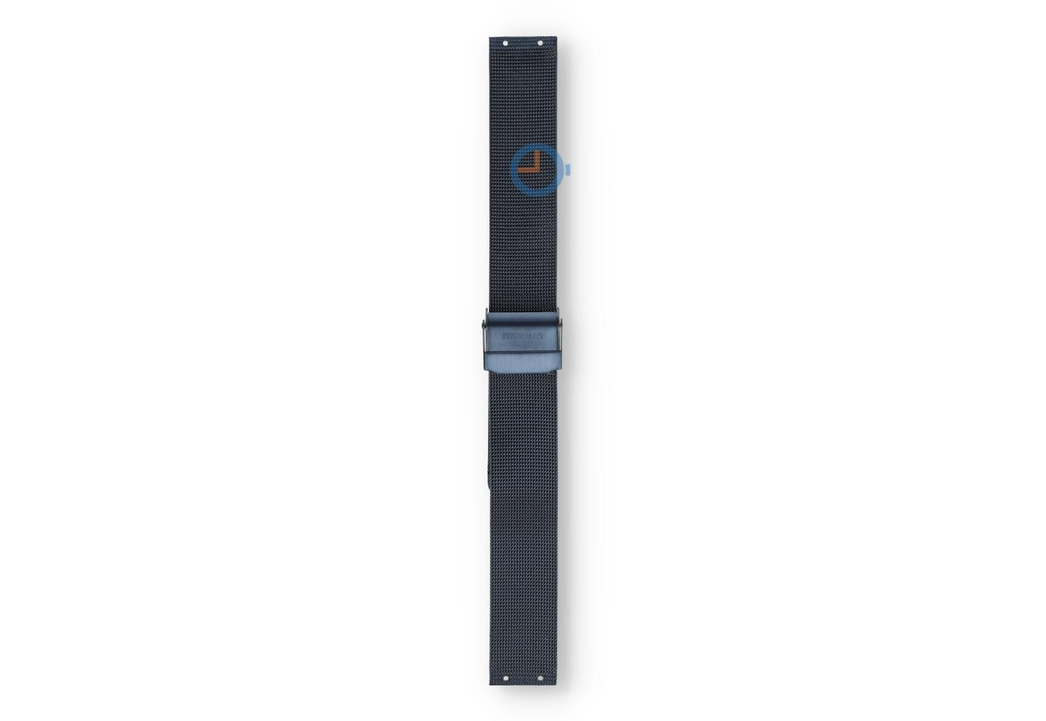 Bering horlogeband 14639-307 blauw mesh