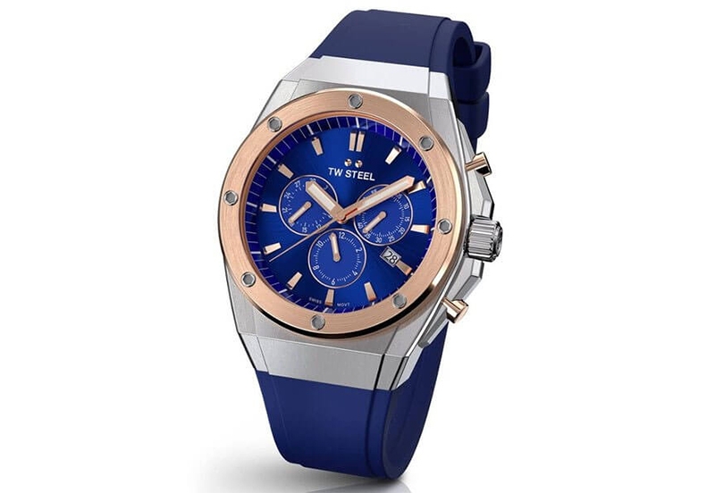 Horlogeband TW Steel CE4105 - Blauw