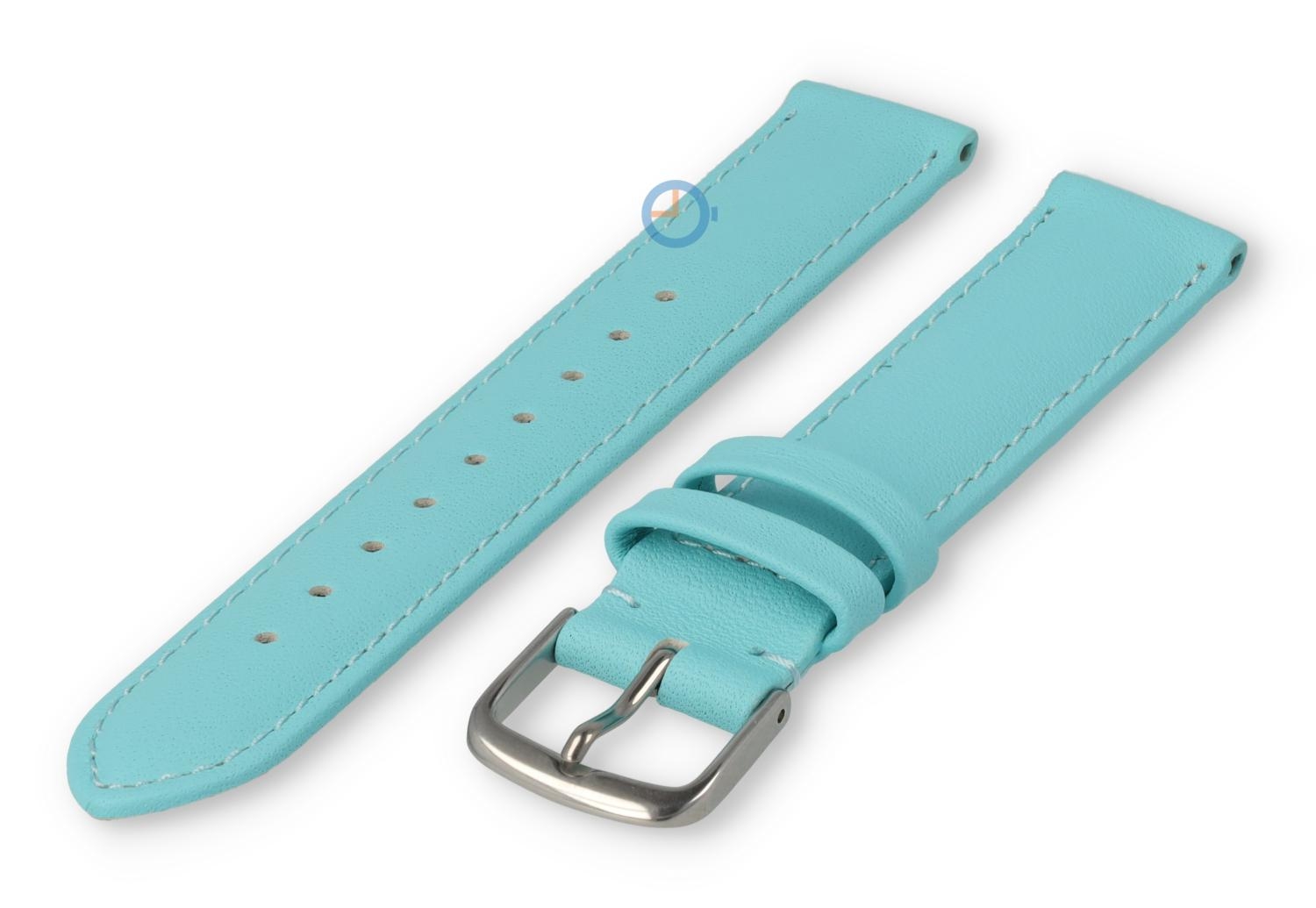16mm horlogeband glad leer - laguna