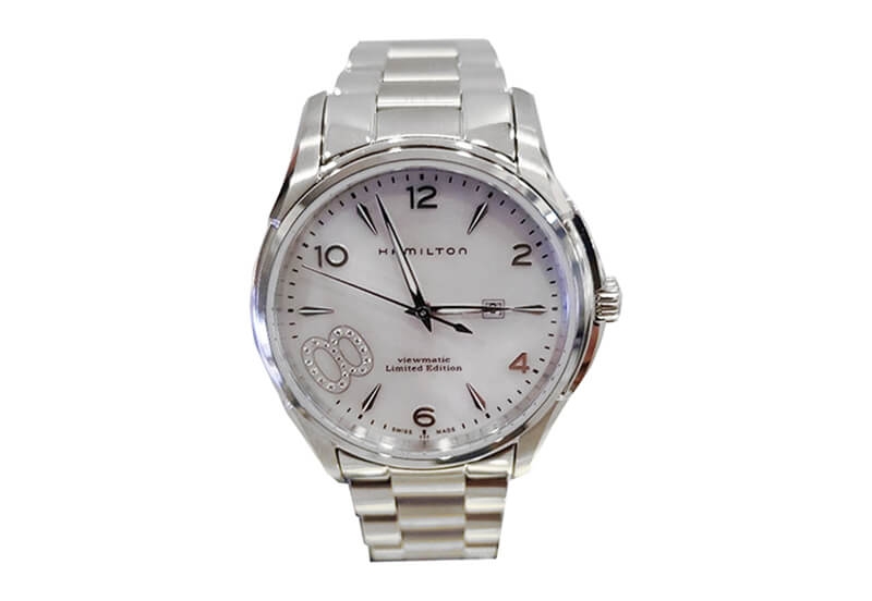 Hamilton horlogeband H89315195 - zilver staal