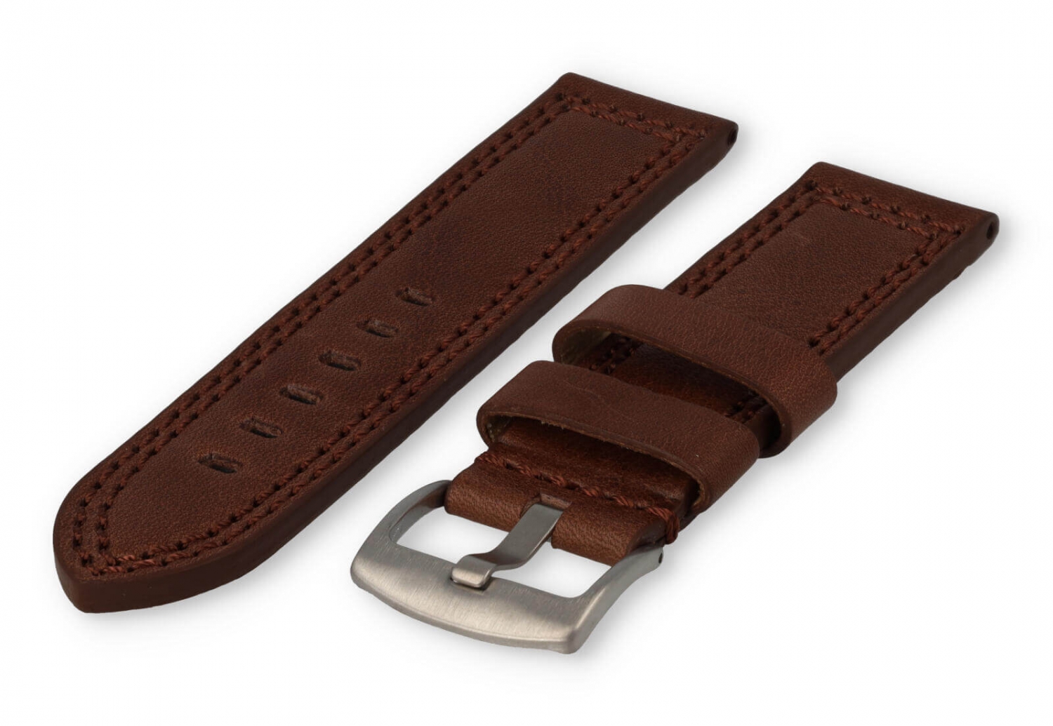 Universele band voor Tauchmeister - 24mm donkerbruin