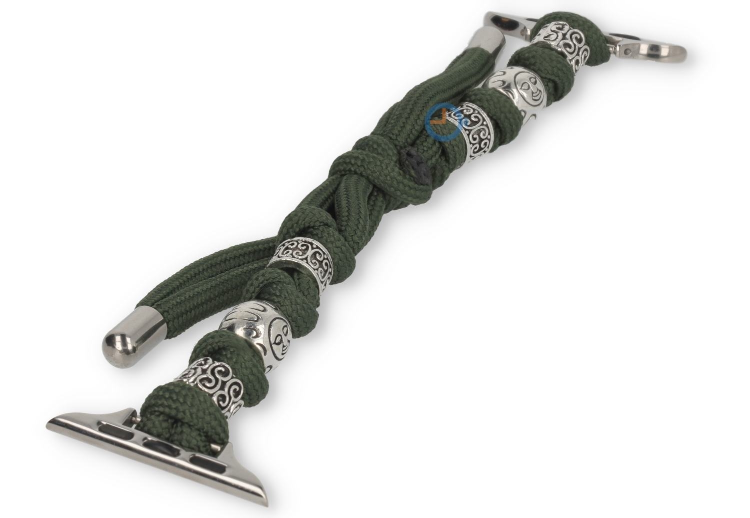 Apple watch Bohemian bandje met bedels (38-40-41-42mm) - groen