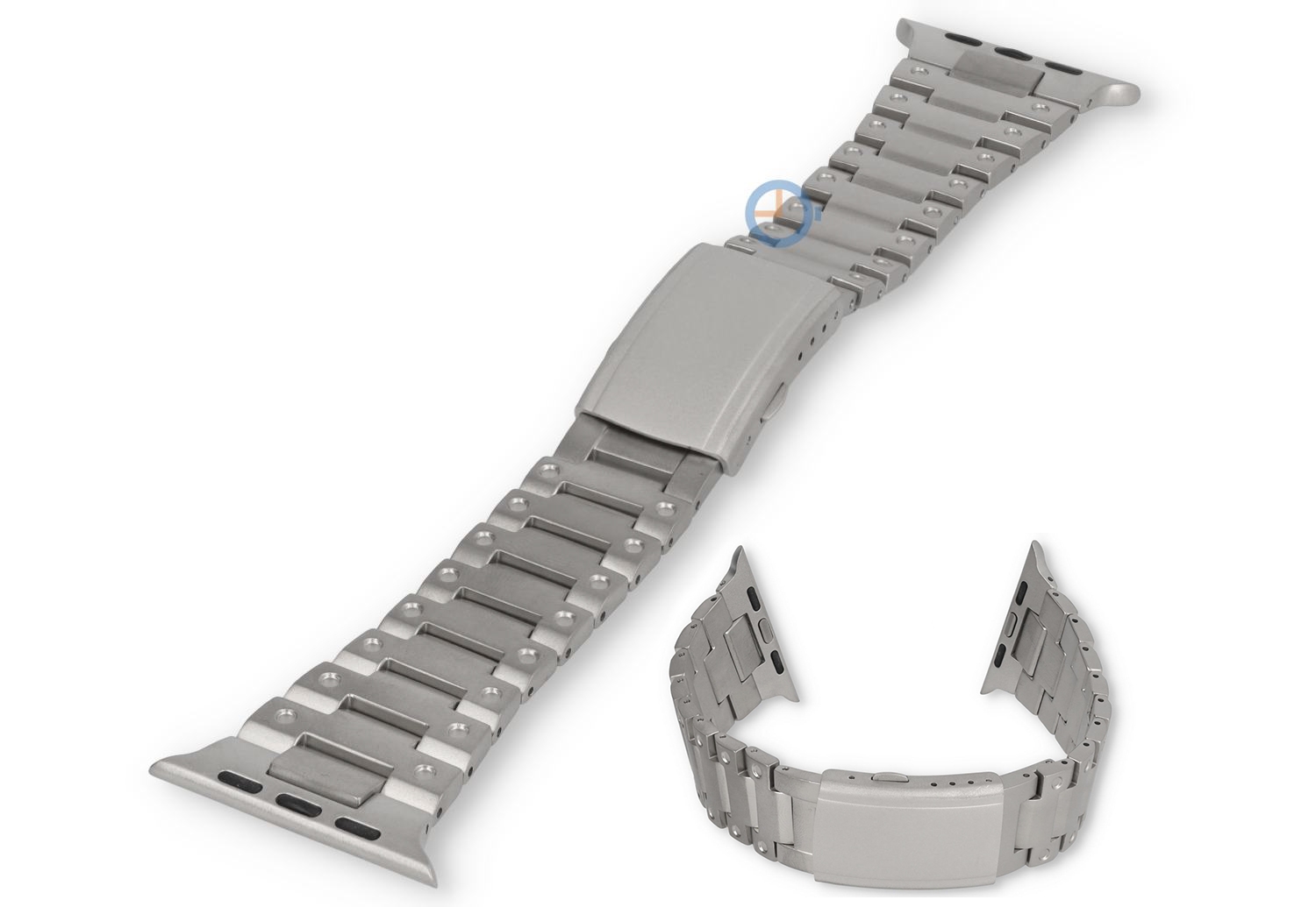 G-Shock style bandje Apple Watch 45 - titanium grey