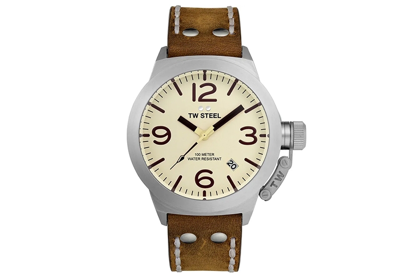 Horlogeband TW Steel CS100 - Bruin