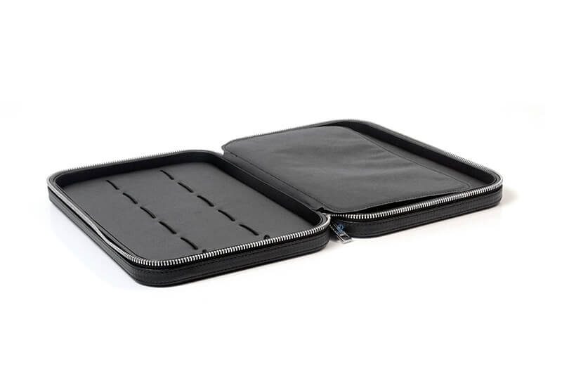 Etui voor 10 horlogebanden - zwart carbon