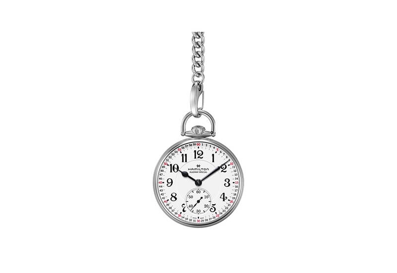 Hamilton horlogeband H40819110 - zilver staal