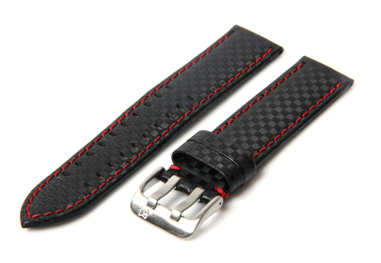 Horlogeband 20mm carbon
