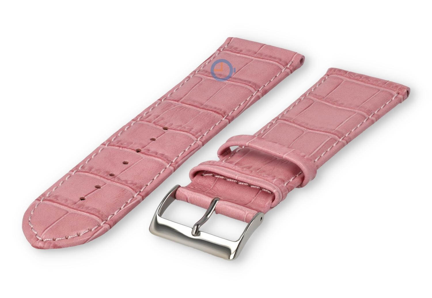 XL horlogeband van kalfsleer - 26mm - roze