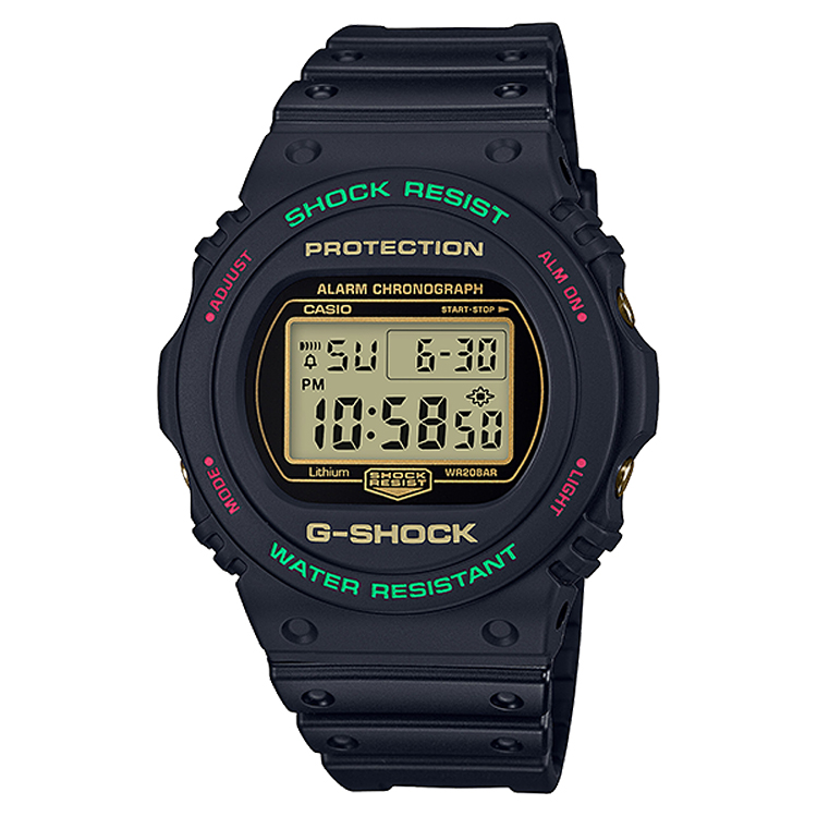 Titanium bezel voor G-Shock DW-5700 - blue