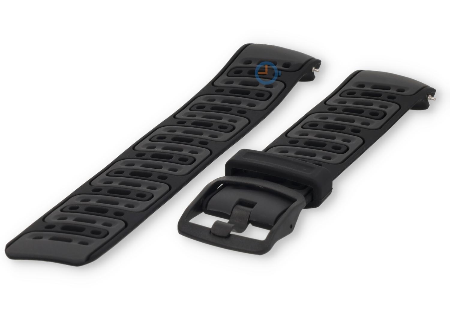 Horlogeband Coros Pace Pro - zwart/grijs