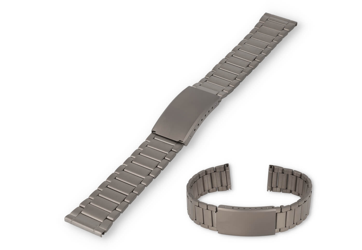 Titanium horlogeband 18mm - matte afwerking
