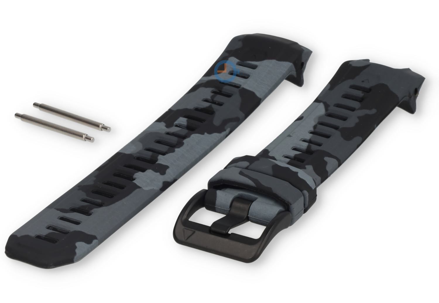 Camouflage band Garmin Instinct 3 - 45mm - zwart