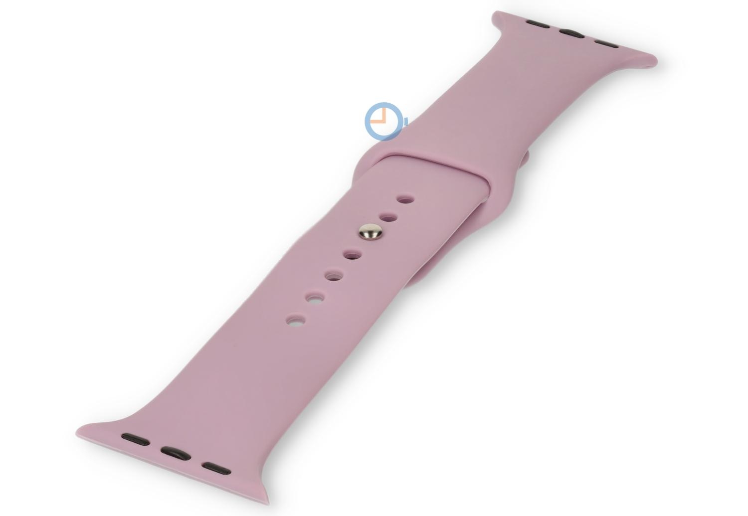 Apple watch bandje siliconen - Light Lilac - 38/40/41/42mm (M/L)