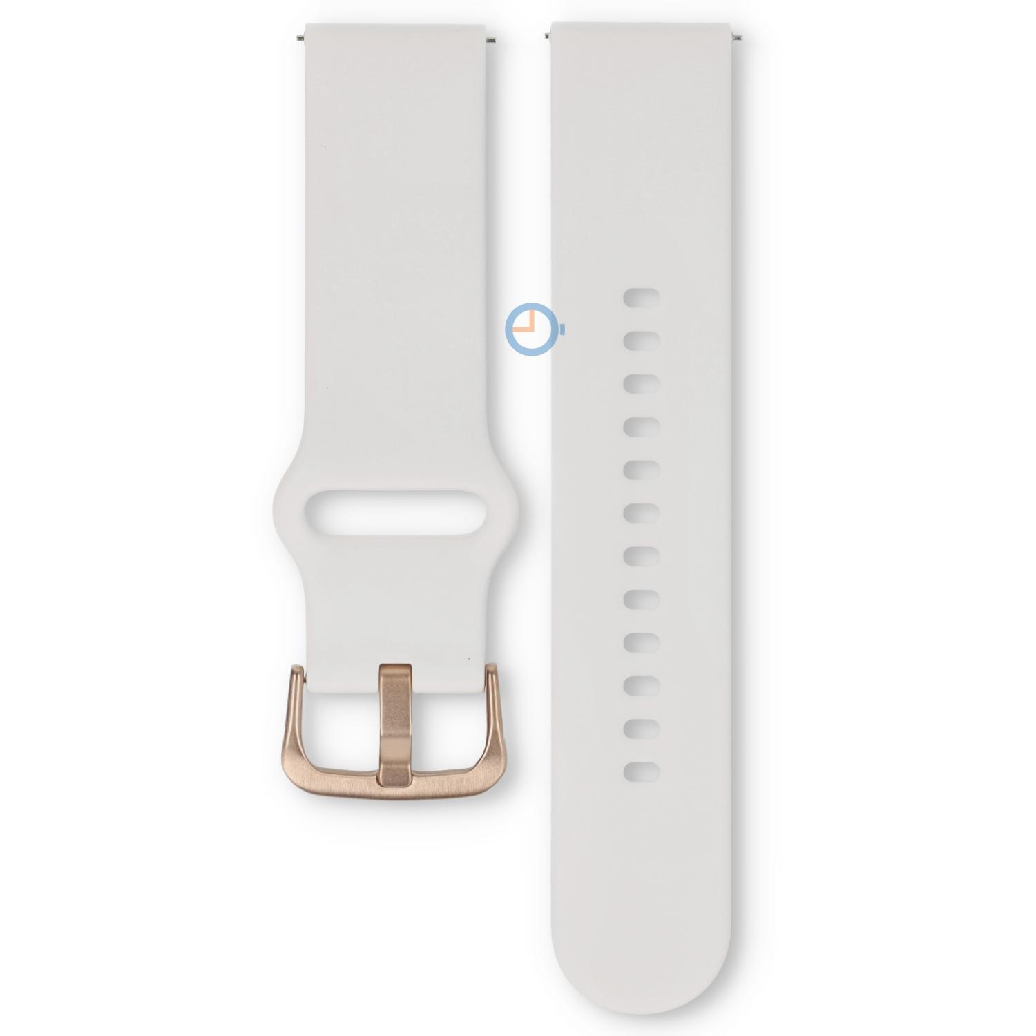 Ice Smart 1.0 & 2.0 (1.96)/ Ice Fit bandje - 22mm - White - RG bkl