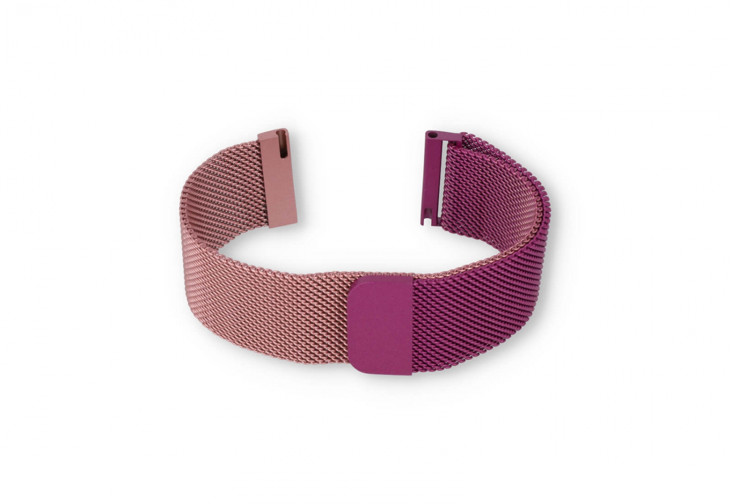 Milanese 20mm horlogeband - Roze