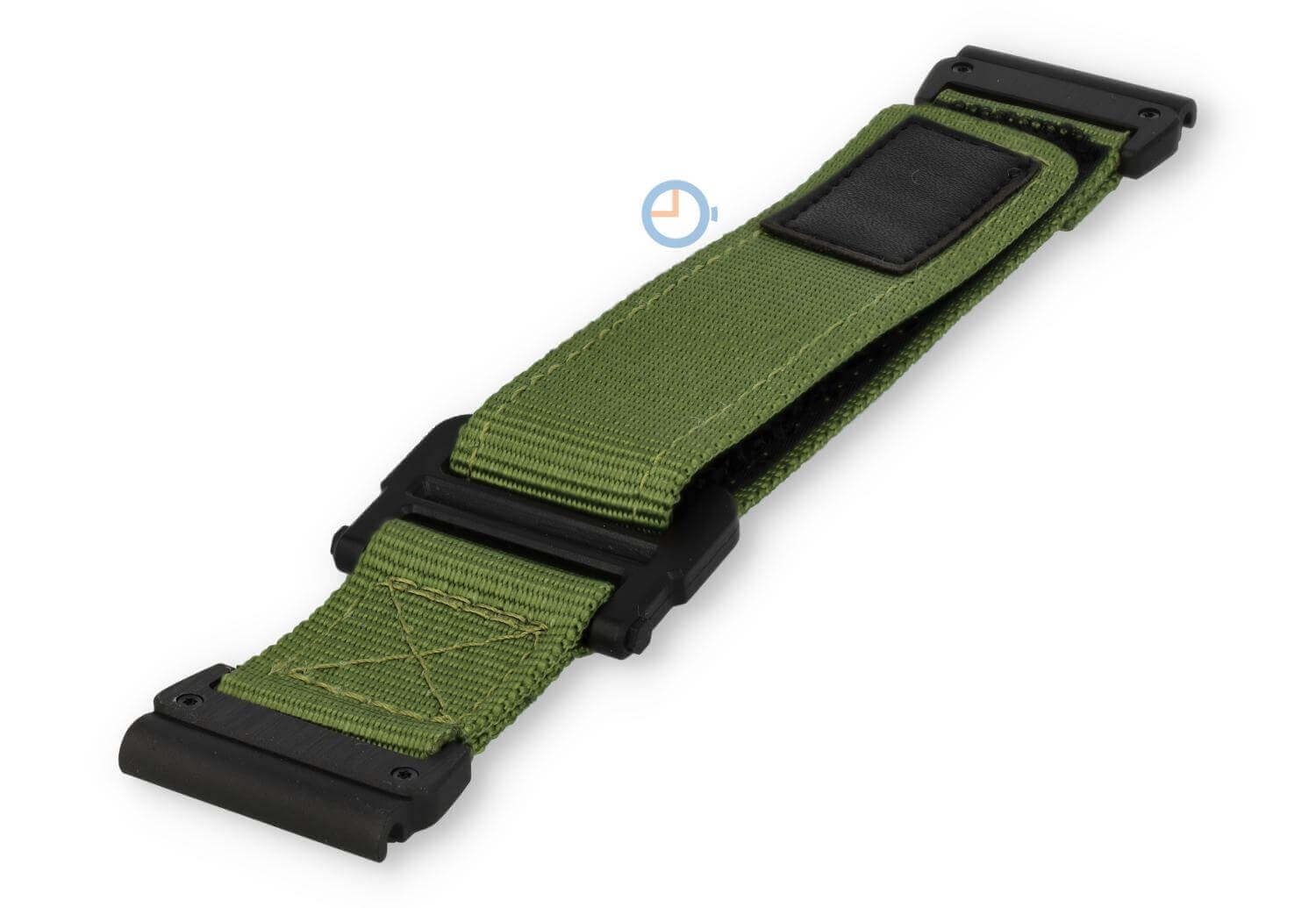 Garmin Fenix 5X/6X/7X horlogeband groen - klittenbandsluiting