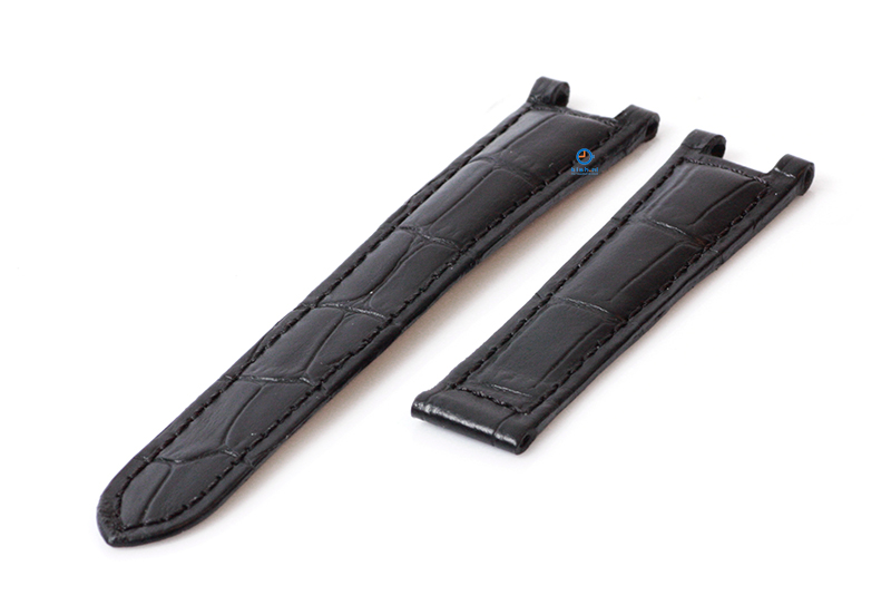 Horlogeband Cartier Versailles 16mm zwart