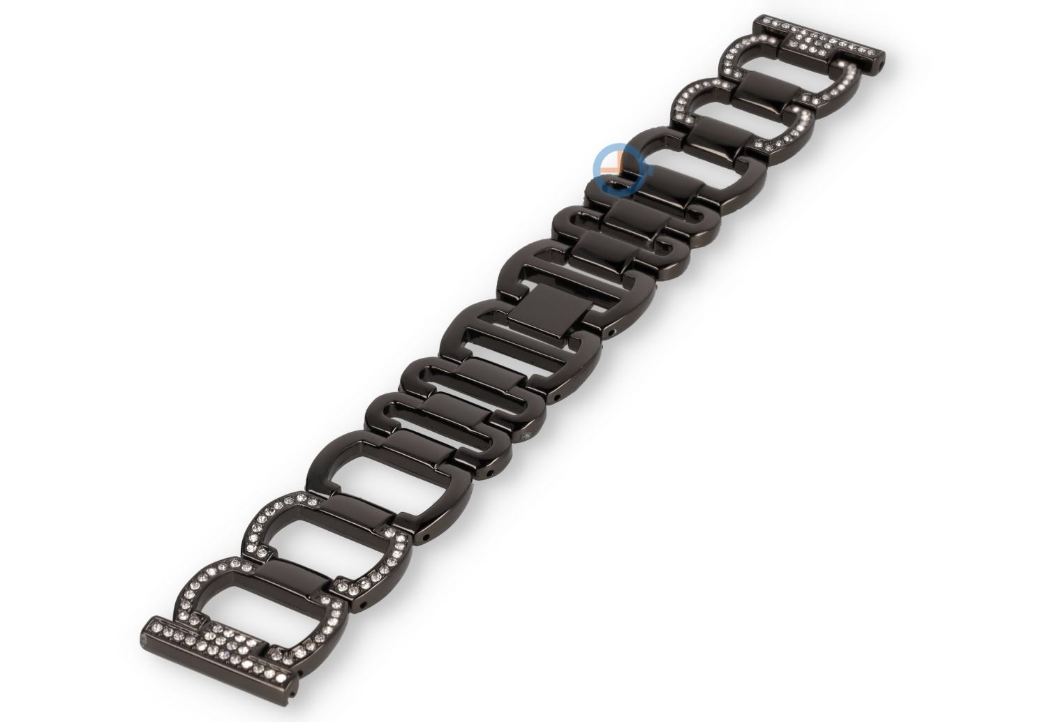 Universeel bandje DKNY - 22mm - black diamonds