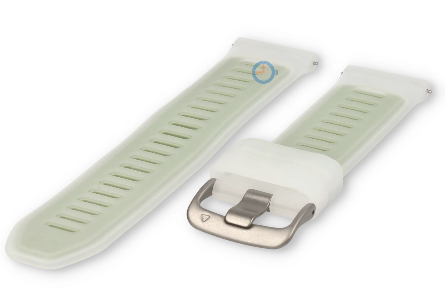22mm horlogeband Amazfit Balance 2 - transparant/groen