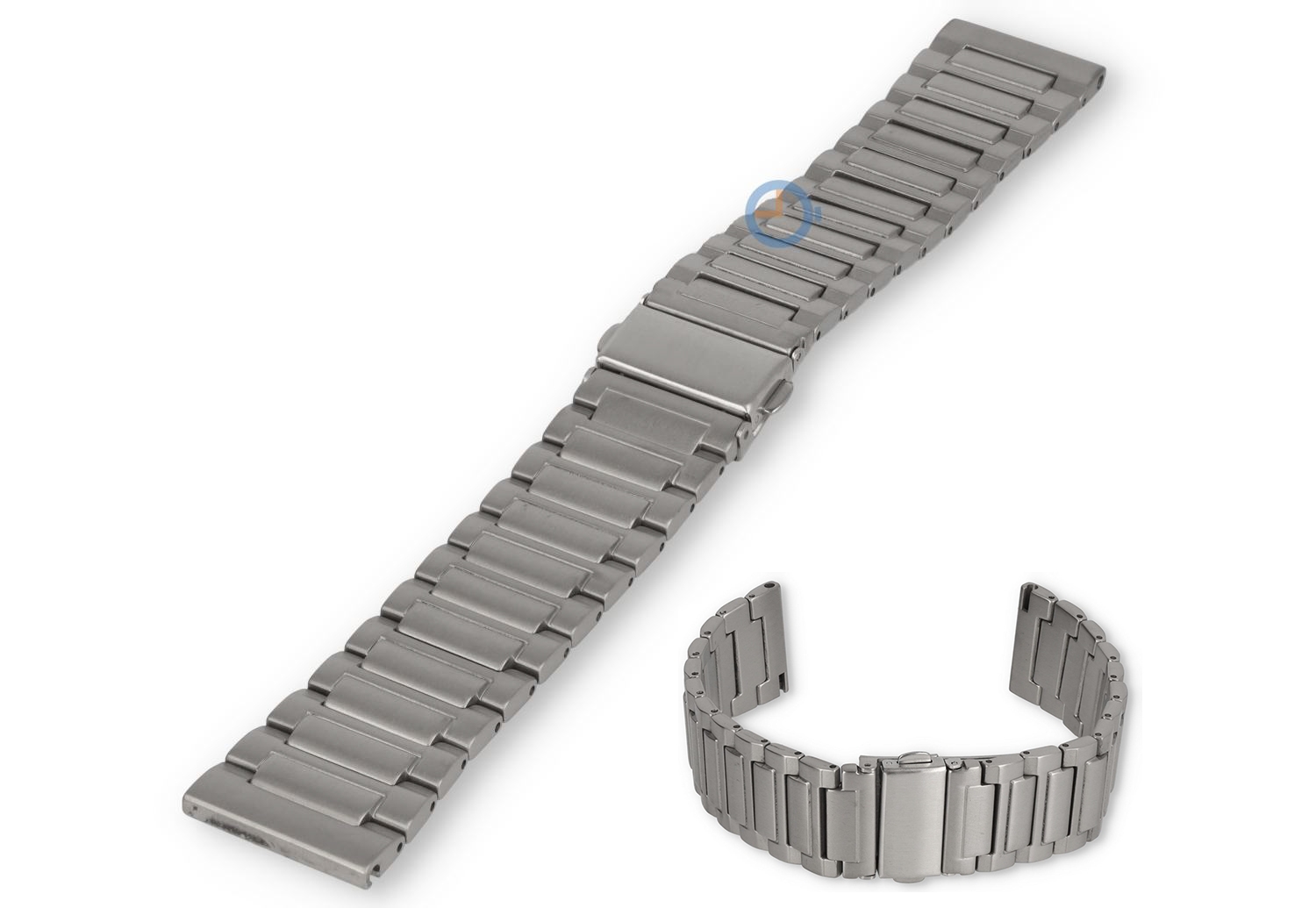 22mm Quick-Switch horlogebandje - matzilver