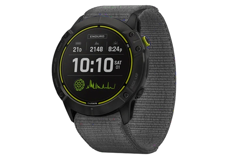 Garmin Fenix 5/6/7 horlogeband nylon donkergrijs