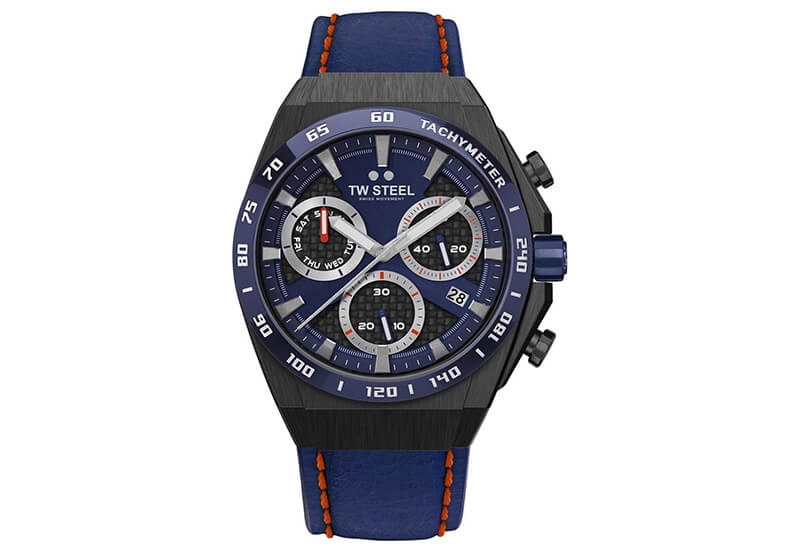Horlogeband TW Steel CE4072 - Blauw