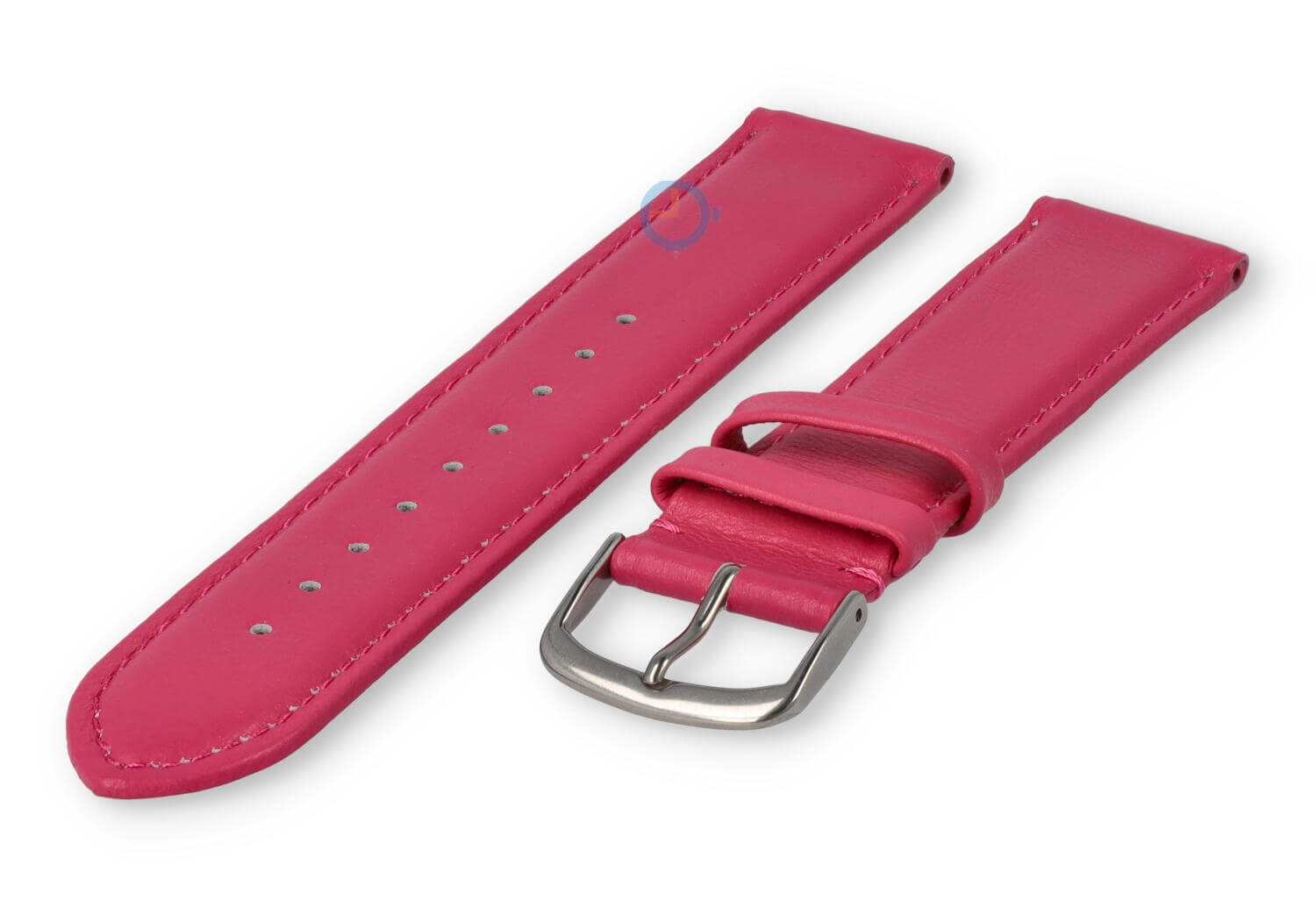 20mm horlogeband glad leer - Barbie