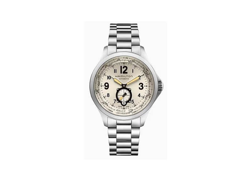 Hamilton horlogeband H76655123 - zilver staal