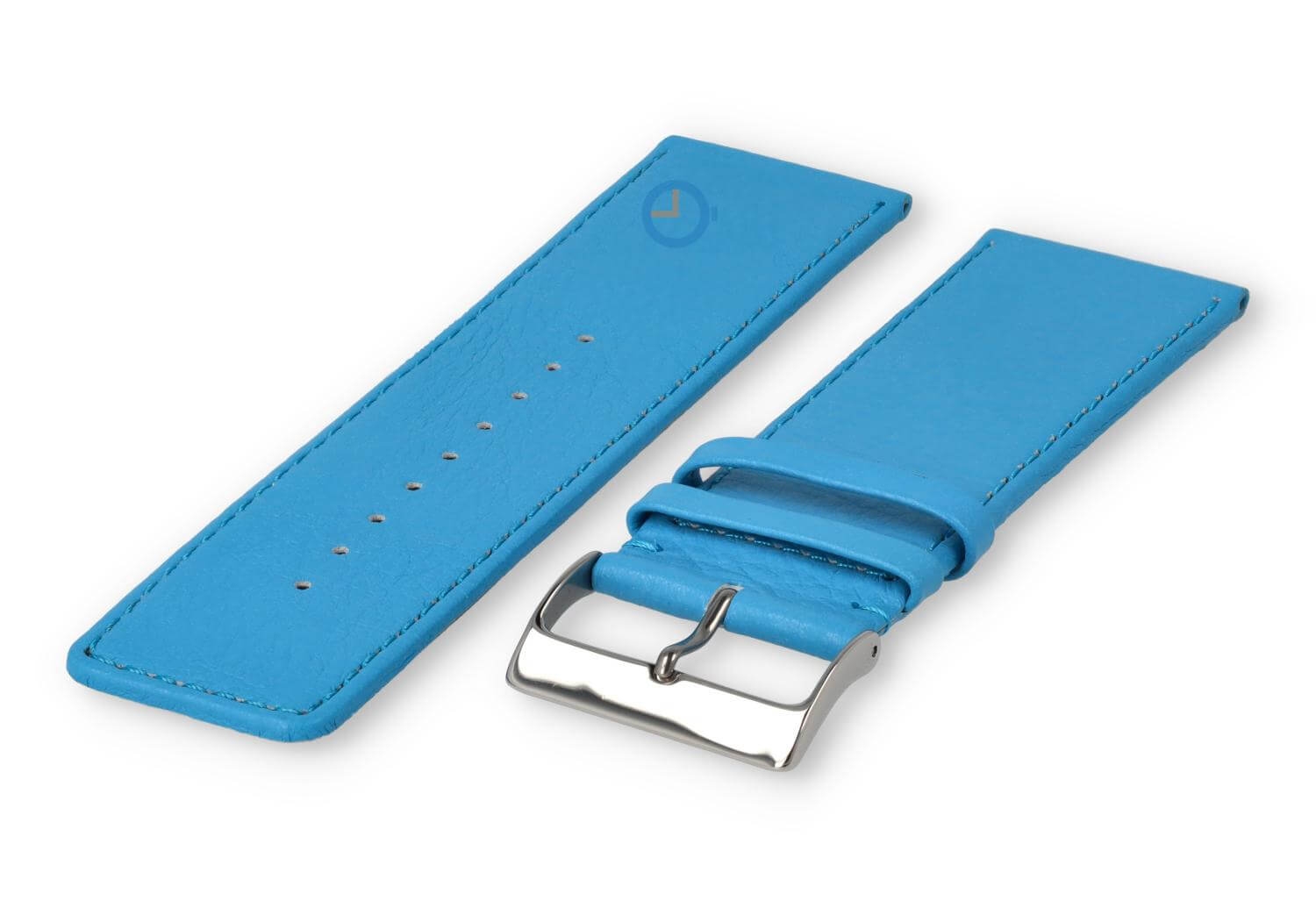 XL horlogeband glad leer - 30mm - alaska