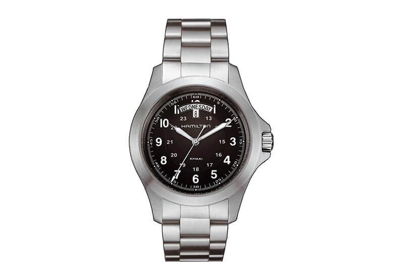 Hamilton horlogeband H64451133 - zilver staal