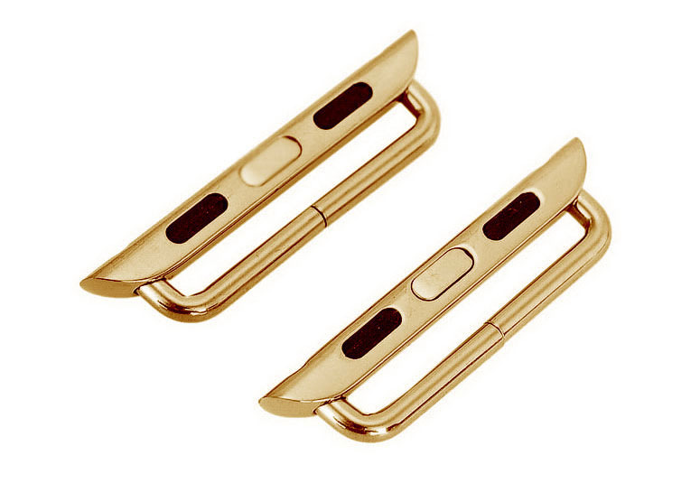 Gouden Apple watch adapter 44/45/46/49mm - 24mm