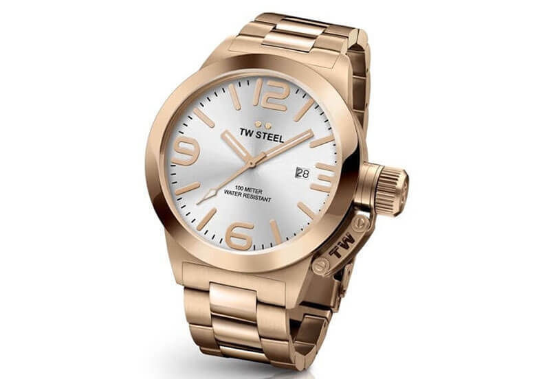 TW Steel Canteen CB162 horlogeband roségoud - 24 mm