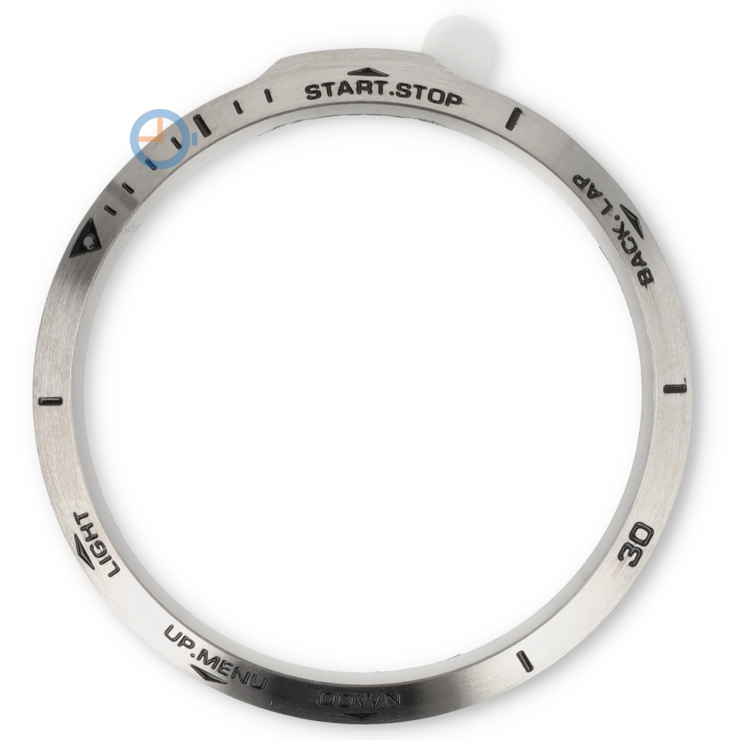 Stalen bezel cover Garmin Fenix 6 - silver