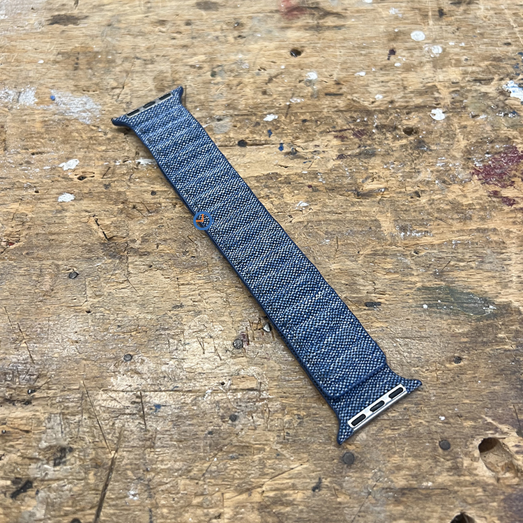 Denim Nylon Magnetic Bandje - Apple Watch 41mm - blue