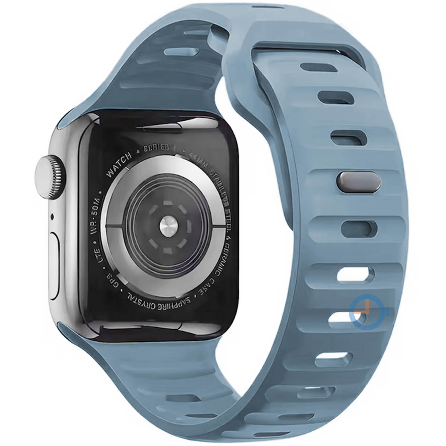 Siliconen horlogebandje Apple Watch 45mm - grijs