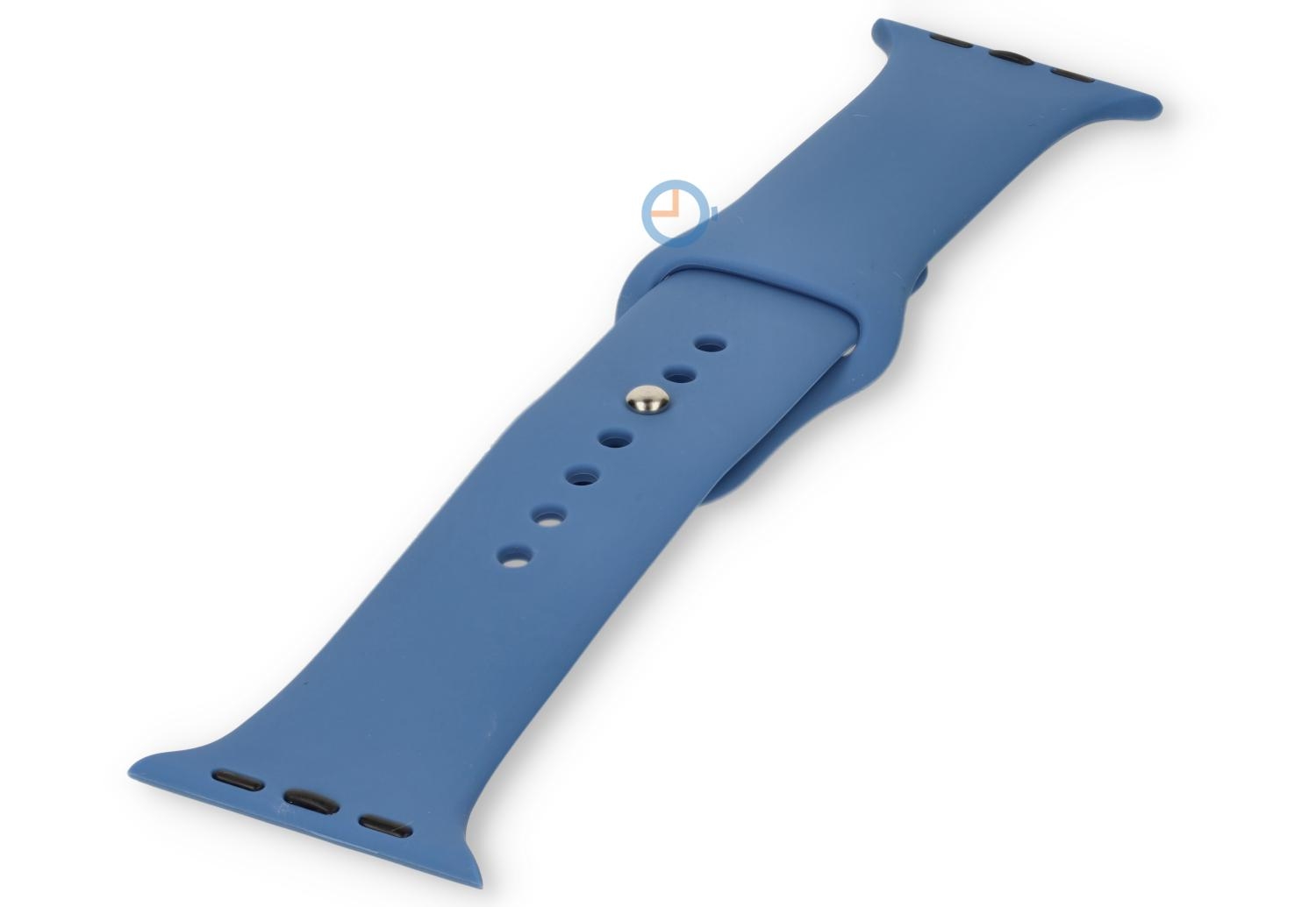 Apple watch bandje siliconen - Ultramarine Blue - 38/40/41/42mm (M/L)