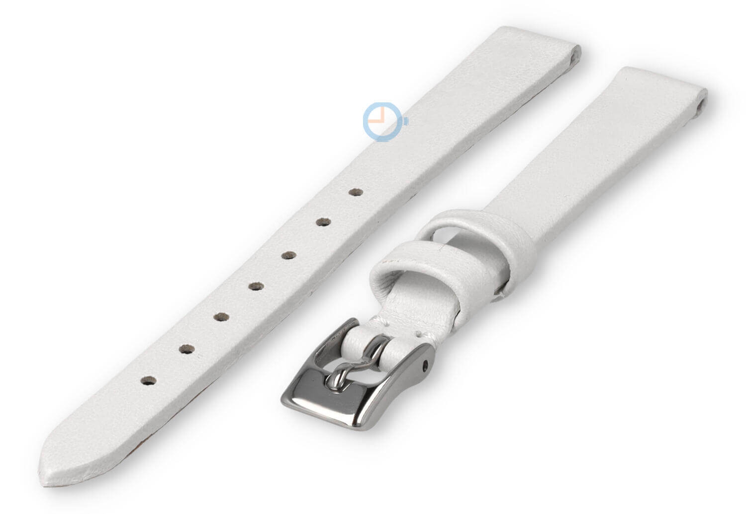 Naadloze en gladde horlogeband 10mm - wit