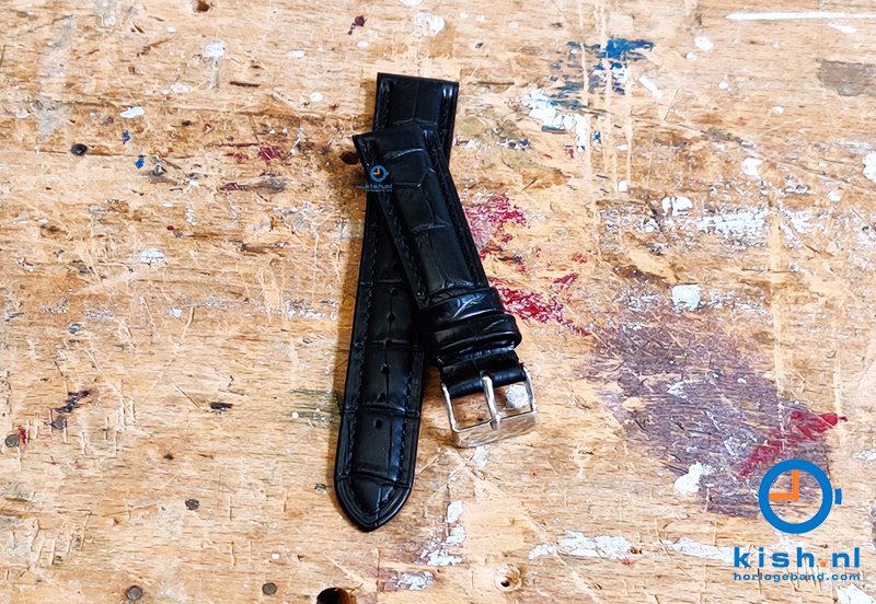 Horlogeband voor Seiko - 20mm - zwart