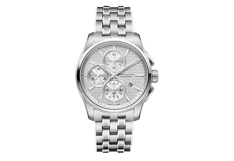 Hamilton horlogeband H32596151 - zilver staal