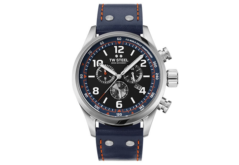 Horlogeband TW Steel VS90 - Blauw