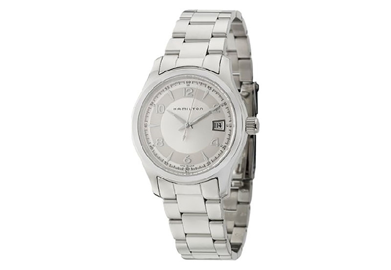 Hamilton horlogeband H18451155 - zilver staal