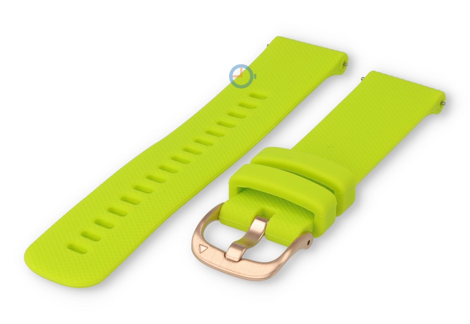 One2track Connect Touch (18mm) bandje - neon groen